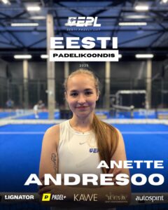 Anette Andresoo Padeli EM 2025