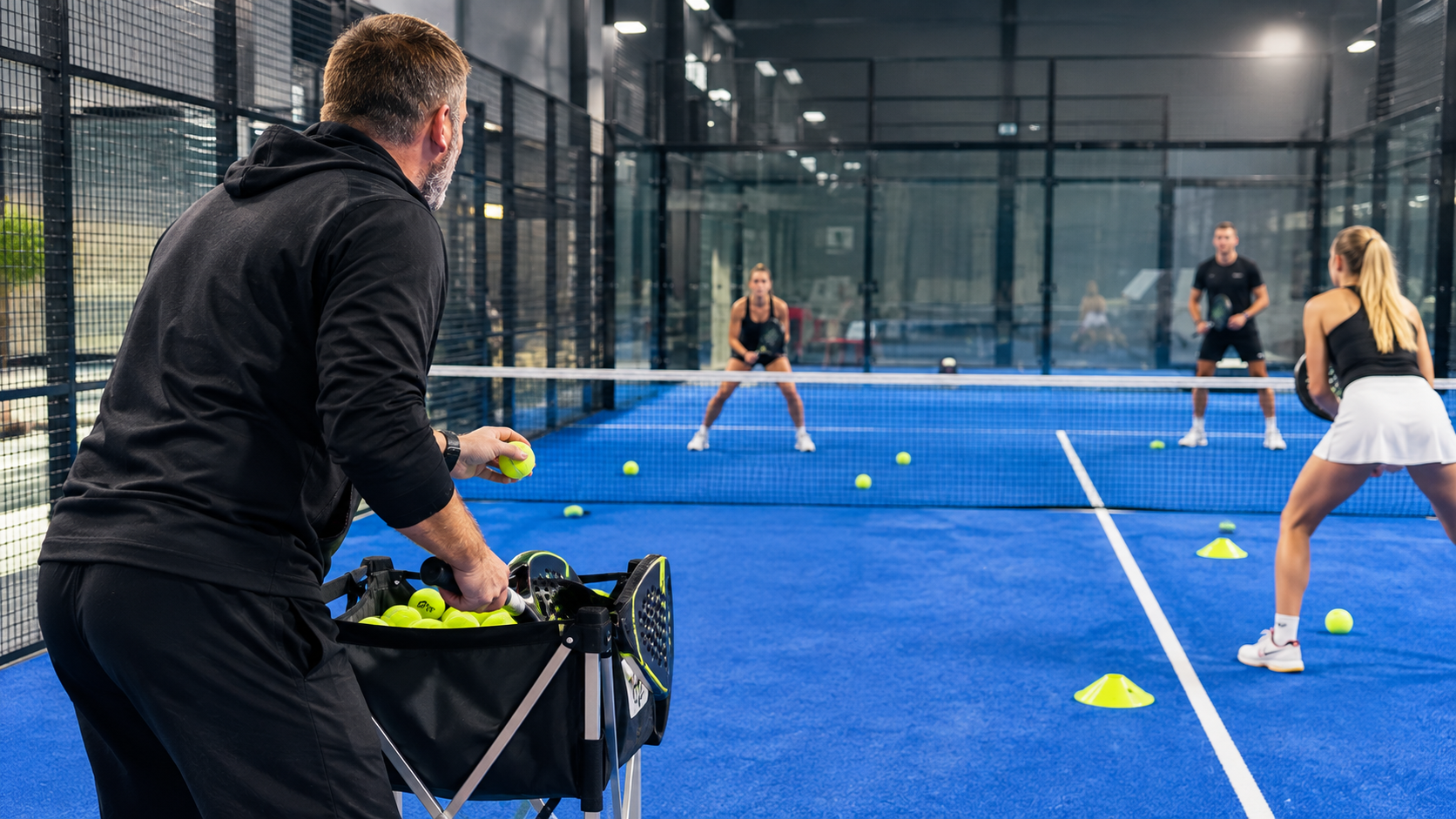 AI Generated Padel Training Session